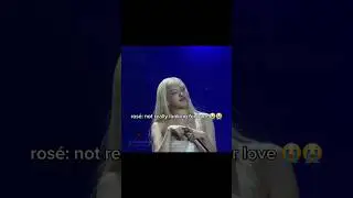Who broke my Rosie heart ? 😭 #blackpink #ros&eacute; #shorts
