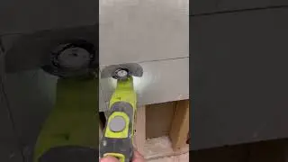 Easy Cement Board Cutting | No Dust, No Stress! #bathroomremodel #houserenovate #highlevel