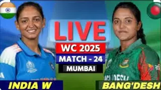 BANW VS INDW Live Streaming : ICC Womens ODI WORLD CUP