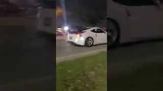 Nissan 370z Backfire🔥#fast #drag #racecar #streetcar #racing #2step #nissan #flames #370z #carmeet