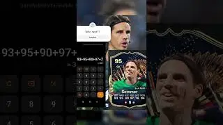 Tots Sommer calculating ❤️😊🤩⚽😍❌#football #tots #calculator @JLC_Vid621 (+10K)