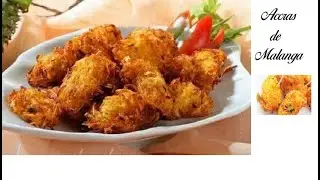 Accras de malanga fa&ccedil;on cr&eacute;ole ha&iuml;tienne #accras #recettesimple #antillaise #cuisinehaitienne #akras