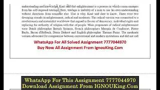 BPSC-113 (English Medium) IGNOU Solved Assignment 2023-24 (Exam Session : June 2024, December 2024)