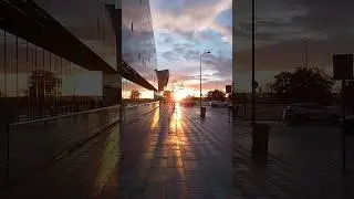 BOSS Sunset Views from Liverpool Waterfront just before MOVE Netwalking 🌅