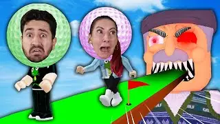 A TRISTE HISTÓRIA DA PESSOA QUE VIROU UMA BOLA DE GOLF no Escape The Golf Course Obby Roblox