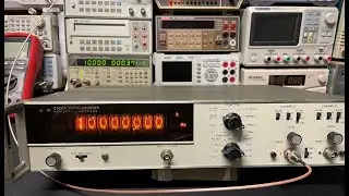 #244 HP 5326A Frequency Counter NIXIE - Cleanup Teardown