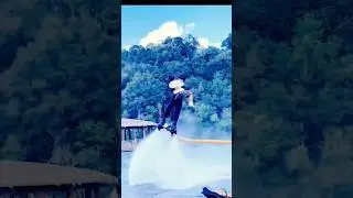 Flyboard ride is so fun 😘🤠😛 backflip  #flyboard #shorts