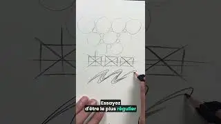 Exercice de dessin pour &ecirc;tre confiant et pr&eacute;cis dans son trait
