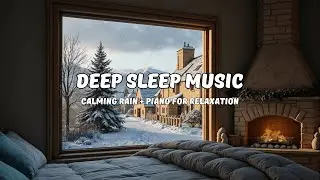 Soft Snow Piano 🎄 Cozy Winter Ambience for Deep Sleep & Calm