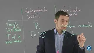 Difference between deterministic and stochastic world