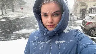 Dia de MUCHA NIEVE en KARLOVY VARY/ Republica Checa