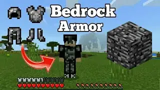 How to have BEDROCK ARMOR in Minecraft PE