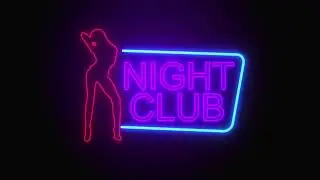 After Hours/Night Club Sign Loop Video