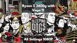 Sleeping Dogs:Definitive Edition | Ryzen 5 3400g | Vega 11 | Benchmark | 1080p(Low-Med-High)