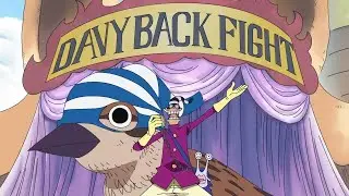 One Piece (Funimation Dub) Clip: Davy Back Fight