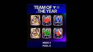 TOTY WEEK 3 ( POOL A ) CONFIRMED ICONS & PLAYERS 💀👈🔥 #ytshorts #fcmobile