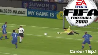 Fifa 2005 (Pc) Career 1 Ep.1 - Incheon United vs Suwon Bluewings (Amateur)