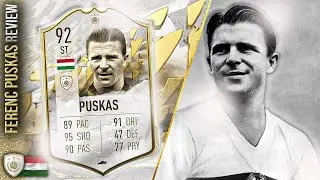 92 MID ICON PUSKAS PLAYER REVIEW! THE GREATEST STRICKER EVER? FIFA 22 ULTIMATE TEAM