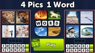 4 Pics 1 Word Daily Puzzle Answers December 14, 2025