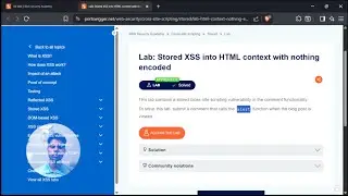 Portswigger Lab Solution - Stored XSS into HTML context with nothing encoded | SudoHopeX
