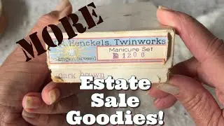 MORE ESTATE SALE GOODIES✨Vintage Office Supplies✨Little Boxes✨Jewelry✨More Dolls! #estatesalefinds