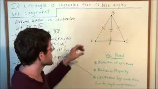 Properties of Isosceles Triangles (Proof) - Geometry