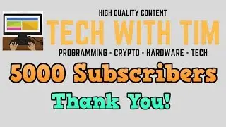 5000 Subscribers - Thank You