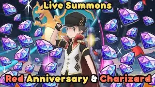 Red (Anniversary 2025) & Charizard Summon Session | Red EX Master Fair Scout Pok&eacute;mon Masters EX