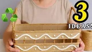 Super Beautiful & Budget-Friendly! 3 Amazing DIY Space-Saving Craft Ideas from Waste Materials ♻️