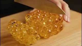 Ai Satisfying Crystal Glass Fruits Cutting Video #ai #shorts #subscribe