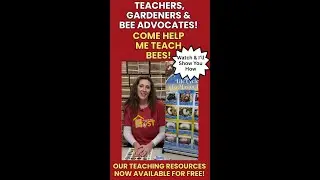 NEW! Mason Bee Education Resources & Kits Now Available! Teach Bees! #rentmasonbees