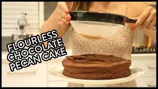 How To Make FLOURLESS CHOCOLATE PECAN CAKE | Le Bon Baker