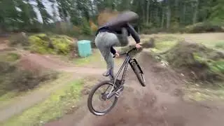 Winter biking