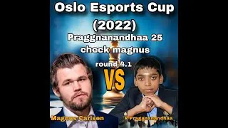 Game 5 | Oslo Esports Cup (2022) | Magnus Carlsen vs Praggnanandhaa | #games #chessclub0
