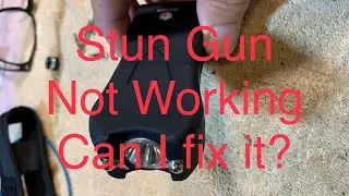 Stun Gun, can I fix it, and test it on myself?