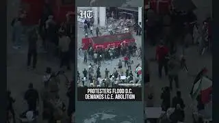 US News: DC Erupts as Nationwide Walkout Demands ICE Abolition in Two-Day Strike #shorts