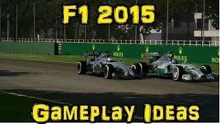 F1 2015 Gameplay Ideas