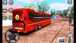 New Bus simulator 2021 - bus Wala games - bus simulator - Android Gameplay - red bus Gadi #6