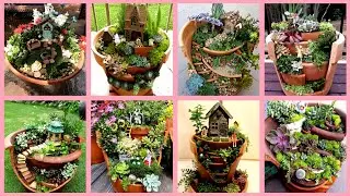 70+ unique fairy garden pot Ideas || stylish planter pots #interiors #decorlife #garden