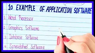 10 Examples of Application Software / Application Software Examples / What is Application Software