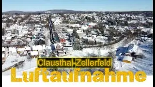 Clausthal Zellerfeld -2021 Winter Harz || Luftaufnahme || Valentine's day special 2021,🦚 Flute Music