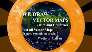 Vector Maps of Cities and Countries