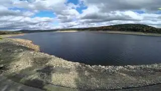 Colebrook River Lake Aerial View, CT side 10/15/2014
