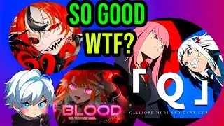 Non-Hololive PNGTuber Reacts to CRAZY Hololive Songs! 「Q」4BLOOD  & STRANGE - &iquest;?