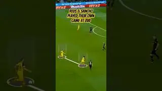 Reus & Sancho played their own game at BVB ⬛️🟨 #football #dortmund #reus #sancho #soccer #skills
