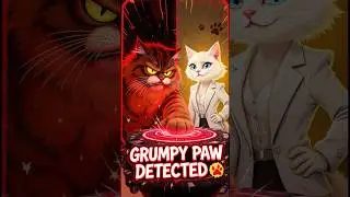 Grumpy Paw Detected 🚨😾 Cat Surveillance Flags Whiskers!