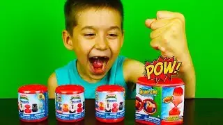 3 SUPER Surprise SQUISHY Mashems & Squishy Blastems Spider Man