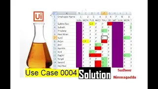 Use Case 0004 -Solution- Employee Attendants Tracker in UiPath By Sudheer Nimmagadda