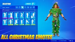 Fortnite All Christmas Emotes! Every Christmas Dance - Fortnite Chapter 2 Season 5
