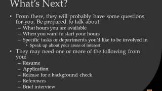 Setting Up Your Internship Or Practicum
